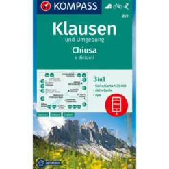 Carta escursionistica Chiusa e dintorni 1:25.000