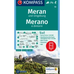 Carta escursionistica Merano 1:25.000