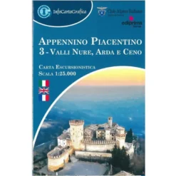 Cartina Appennino Piacentino 3 – Valli Nure, Arda e Ceno