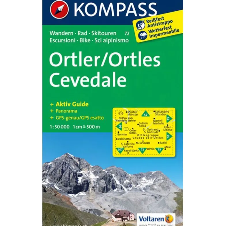 Cartina Ortles/Ortles Cevedale