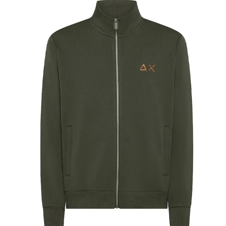 Felpa uomo cotone zip
