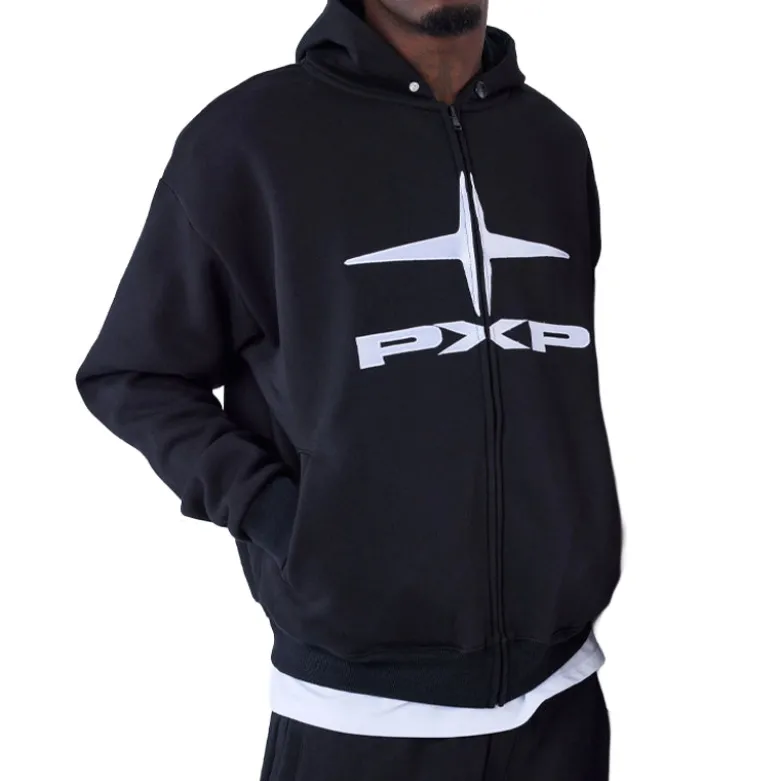 Felpa uomo zip Essentials