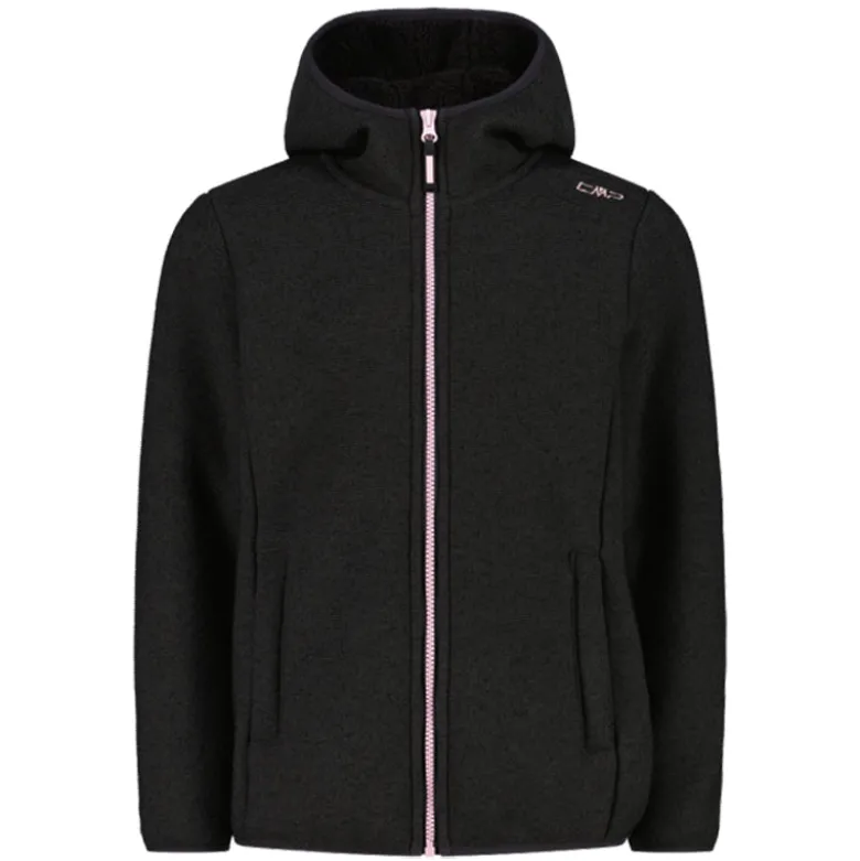 Giacca bambina knit tech melange