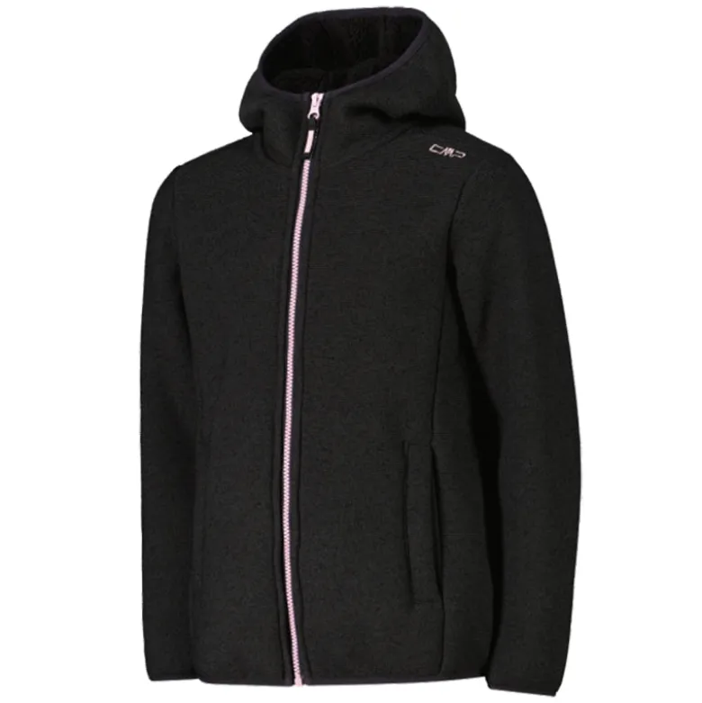 Giacca bambina knit tech melange