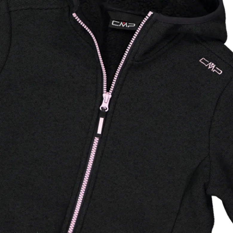 Giacca bambina knit tech melange
