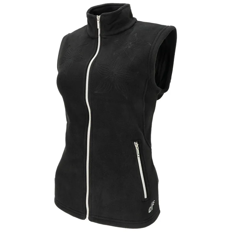 Gilet donna stampa rose