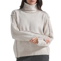 Maglione donna collo alto
