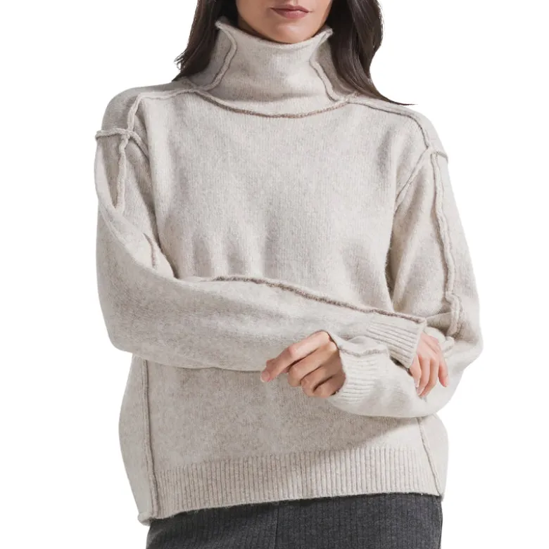 Maglione donna collo alto