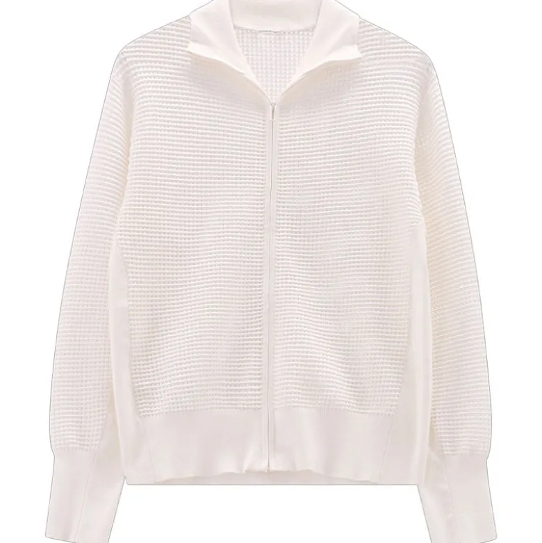 Maglione donna Saffron full zip