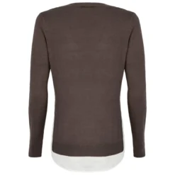 Maglione donna V + canotta raso