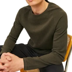 Maglione uomo paricollo