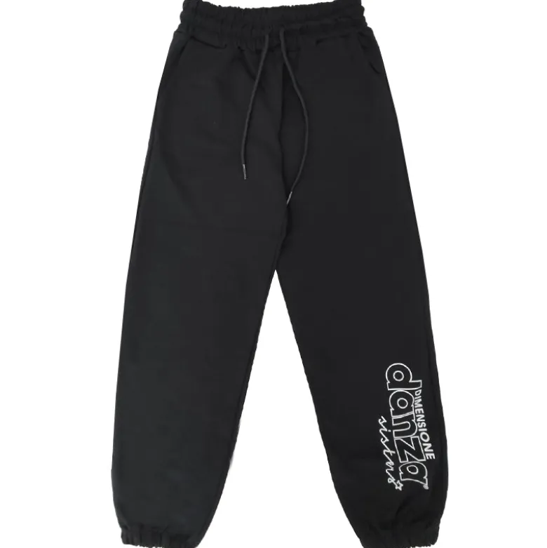 Pantalone bambina polsini