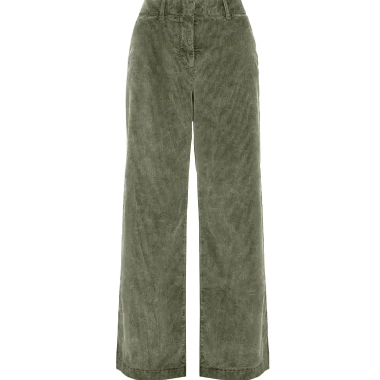 Pantalone donna palazzo velluto