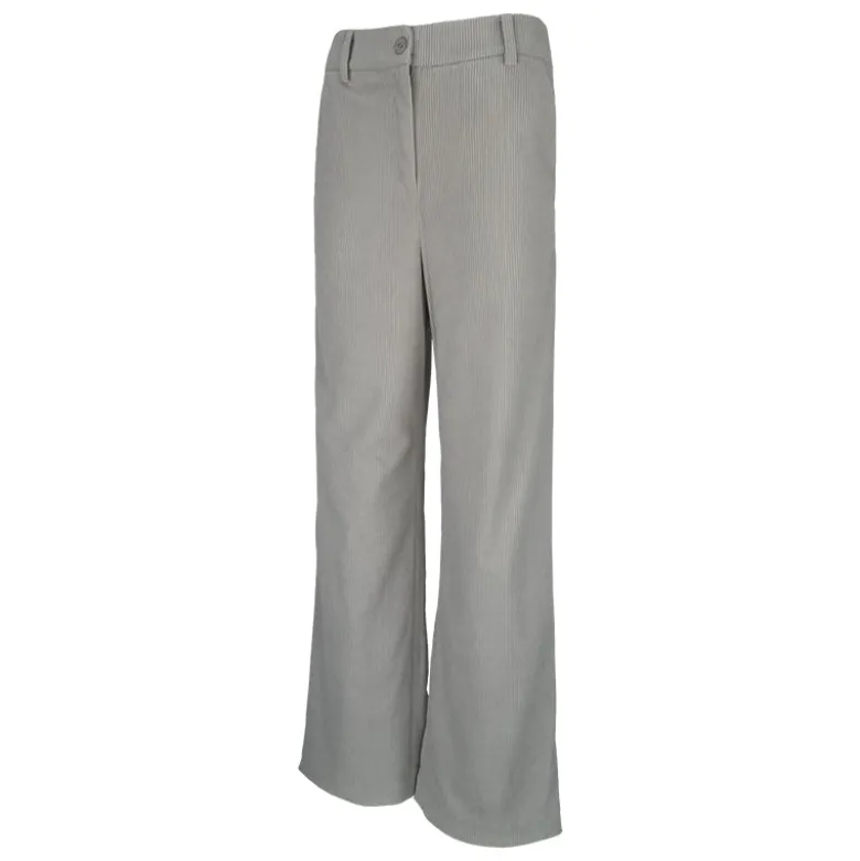 Pantalone donna velluto dritto