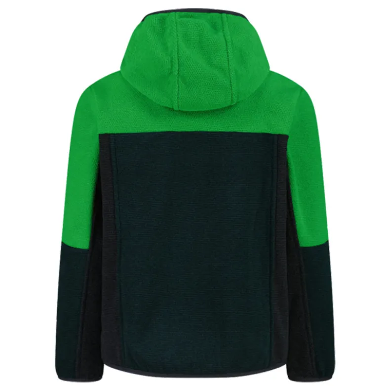 Pile bambino knit tech cappuccio