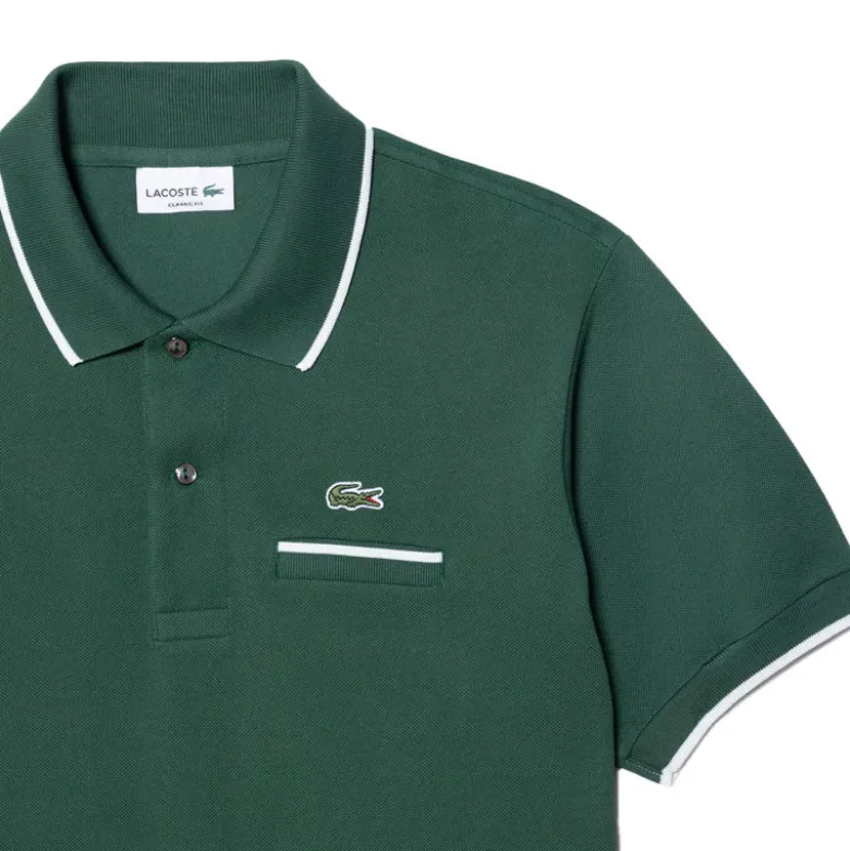 Polo uomo con taschino