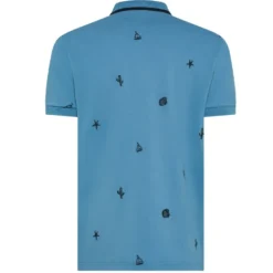 Polo uomo piquet ricami