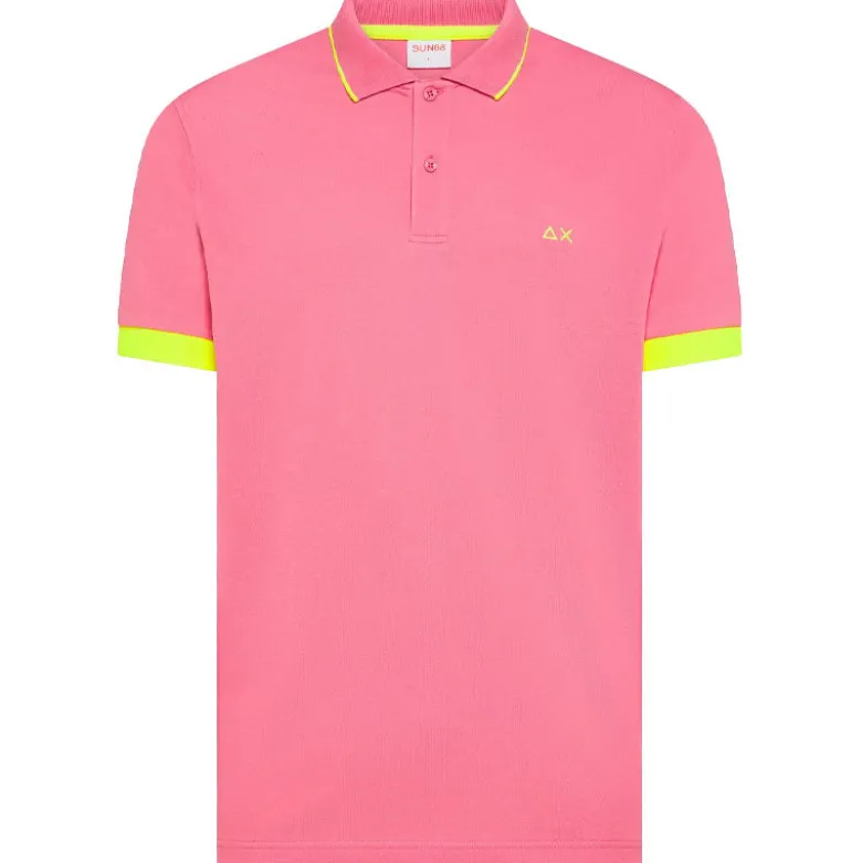 Polo uomo Small Stripe Fluo