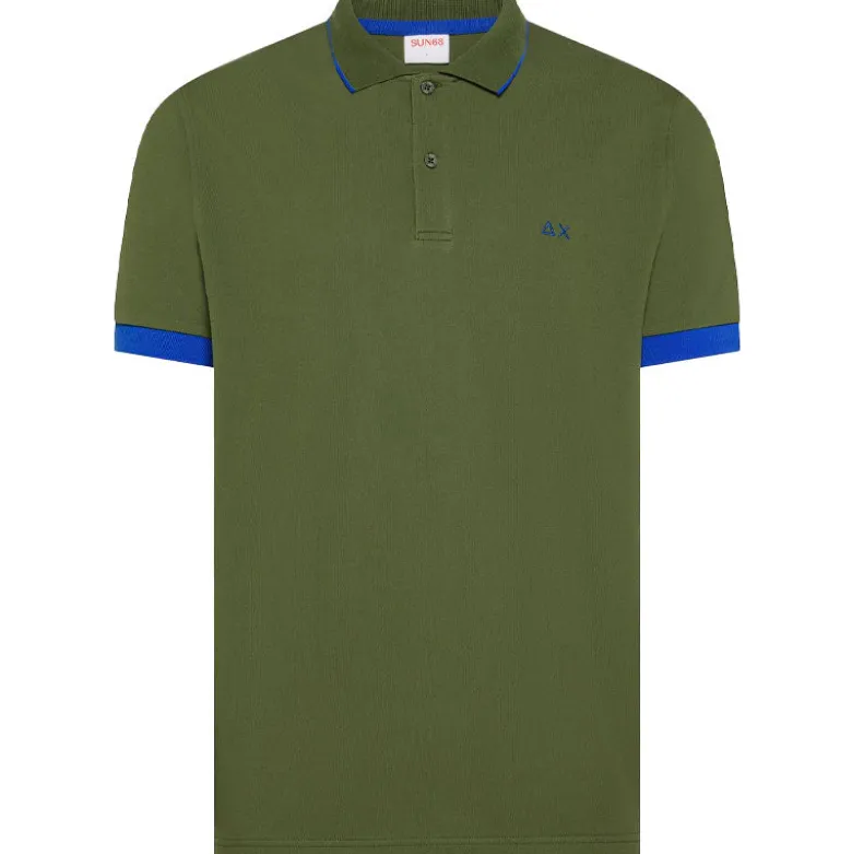 Polo uomo Small Stripe Fluo