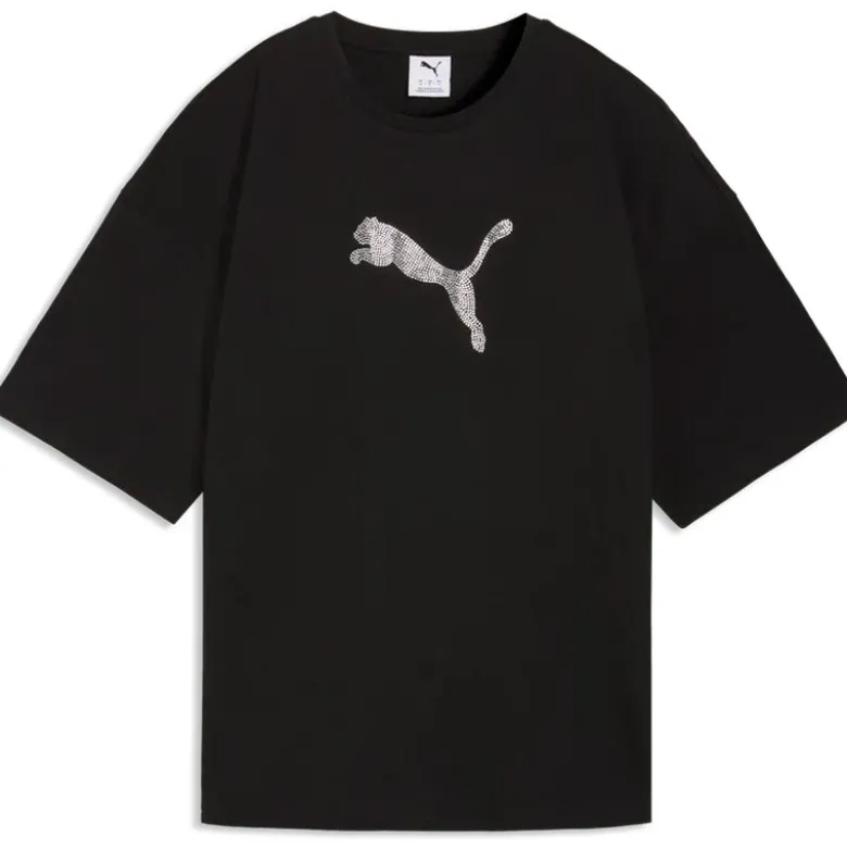 T-shirt donna Essentials Graphics Bedazzled Oversized