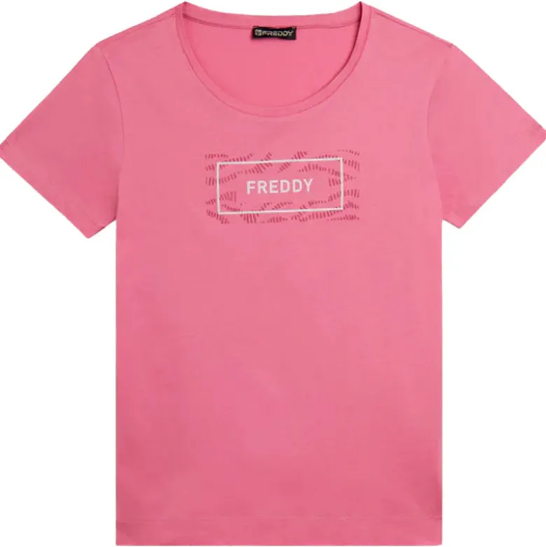T-Shirt donna Grafica ondulata