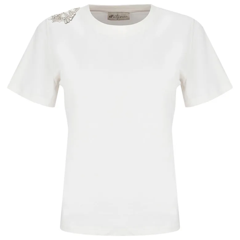 T-Shirt donna strass